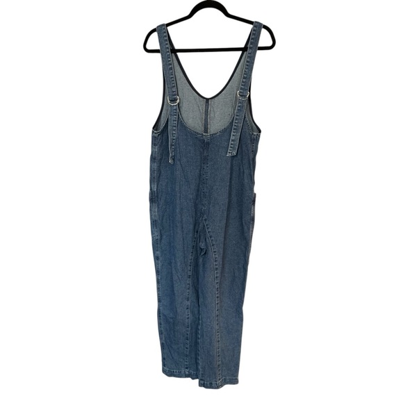 HG Denim High Roller Adjustable Jumpsuit Women's Blue Denim Overalls, Size S - Picture 9 of 13